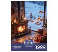 1000 Pezzi Puzzle Arte Puzzle Per Gioco Familiare Merry Christmas Decorazione Della Casa Regalo Per Amore E Amico Regalo Per Adulti E Bambini Da 12 Anni E Più 70x50cm/1000pcs