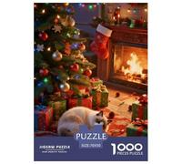 1000 Pezzi Puzzle Classici Arte Puzzle Per Gioco Familiare Christmas Cute Animals Decorazione Della Casa Regalo Per Amore E Amico Per Adulti E Bambini Con Una Misura 70x50cm/1000pcs