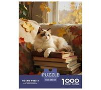 1000 Pezzi Puzzle Classici Premium Quality Arte Puzzle Per Gioco Familiare Cute Cat Decorazione Della Casa Regalo Per Amore E Amico Für Erwachsene Und Kinder Ab 12 Jahren 52x38cm/1000pcs