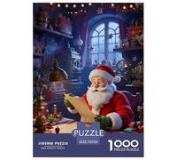 1000 Pezzi Puzzle Classici Premium Quality Arte Puzzle Per Gioco Familiare Cute Santa Claus Festa Aziendale Regalo Per Amore E Amico Für Erwachsene Und Kinder Ab 12 Jahren 70x50cm/1000pcs