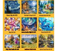 1000 Pezzi Puzzle Classico dell'Arte - Puzzle di Dipinti di Dimensioni Ridotte, Gioco di Puzzle Immersivo per Allenare la Concentrazione degli Adulti, Regalo per Vacanze e Compleanni Notte dei falò de