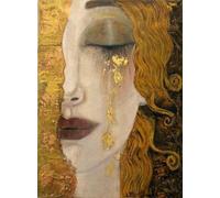 1000 Pezzi Puzzle In Legno Per Adulti Lacrime Dorate Di Gustav Klimt