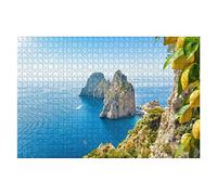 1000 Pezzi Puzzle Per Adulti Famosi Faraglioni Rocce Isola Di Capri Italia Bellissimo Paradiso Puzzle Per Gioco Familiare Feste Educativo Puzzle La Famiglia Puzzle Quadri