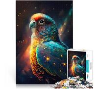 1000 pezzi puzzle per adulti pappagalli galassia per divertimento in famiglia. Aiuta il cervello ad allenare i giocattoli che creano dipendenza per promuovere la pazienza, 50 x 70 cm