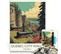 1000 pezzi Puzzle per adulti Quebec Travel | Decorazioni artistiche per la casa difficili e impegnative adatte alla decorazione della scrivania. 75x50cm