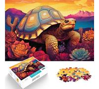 1000 Pezzi Puzzle Per Adulti tartaruga Concorso di velocità della mano Gioco Famiglia Stress Reliever Difficile Sfida Puzzle 38 cm x 52 cm