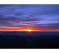 1000 Pezzi Puzzle,Puzzle Giochi Rilassamento e Intelligence - Montagne alba orizzonte 75x50cm