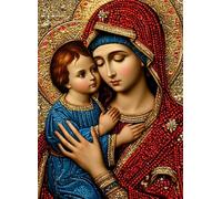 1000 Pezzi Puzzle - The Madonna Painting - Giochi Antistress Per Famiglie - Giocattoli Da Sfida Per Adulti - Wall Decor Gifts Zx107Ap