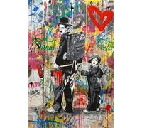 1000 Pezzi Puzzles - Banksyss Street Art Graffiti - Puzzle Abstrait Coloré - Giochi Di Memoria Per Adulti - Giocattoli Educativi Per La Famiglia - Pk191Zw