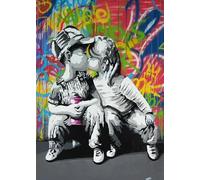 1000 Pezzi Puzzles - Banksyss Street Art Graffiti - Puzzle Abstrait Coloré - Giochi Di Memoria Per Adulti - Giocattoli Educativi Per La Famiglia - Pk186Zw
