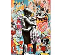 1000 Pezzi Puzzles - Banksyss Street Art Graffiti - Puzzle Abstrait Coloré - Giochi Di Memoria Per Adulti - Giocattoli Educativi Per La Famiglia - Pk189Zw