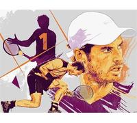 1000 Pezzi Puzzles ,Tennis Player Posters ,For Giocattoli Per La Sfida Del Puzzle Di Famiglia ,Immagine Artistica Del Gioco Per Alleviare Lo Stress Degli Adulti Xy52Zw