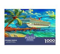 1000 Pezzi Seaside Scenery Puzzle Classici Giochi Decora La Casa Cruise Ship Puzzle Di Cartone Giocattoli Sfida Regalo Per Adulti E Ragazzi 38x26cm/1000pcs