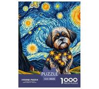 1000 Pezzi Shih Tzu Puzzles Giochi-rompicapo Decora La Casa Classici Cute Dog Puzzle Giocattoli Sfida Regalo Per Adulti E Bambini 38x26cm/1000pcs