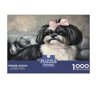 1000 Pezzi Shih Tzu Puzzles Giochi-rompicapo Decorazione Perfetta Classici Animal Puzzle Giochi Educativo Per Adulti E Ragazzi 38x26cm/1000pcs