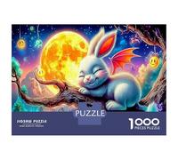 1000 Pezzi Sleeping Bunnies Puzzle Divertente Gioco Per Famiglie Cute Animals Puzzle Decorazione Per La Casa Per Adulti Ragazzi Bambini 38x26cm/1000pcs