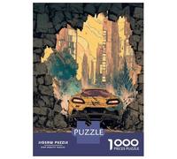 1000 Pezzi Sports Car Puzzle Decompressione Intellettuale The Rundown World Puzzle Decorazione Per La Casa Per Adulti Ragazzi Bambini 70x50cm/1000pcs