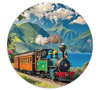 1000 Pezzi Steam Train Puzzle Giochi-rompicapo Decorazione Perfetta Dream Journey Puzzle Di Cartone Giocattoli Sfida Regalo Per Uomini E Donne 1000pcs (67.5x67.5cm)