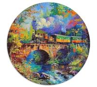 1000 Pezzi Steam Train Puzzles Sfide Divertenti Decora La Casa Classici Dream Journey Puzzle Giochi Educativo Per Adulti E Bambini Da 12 Anni 1000pcs (67.5x67.5cm)