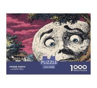 1000 Pezzi Strange Moon Puzzle Giochi-rompicapo Decorazione Perfetta Funky Planet Puzzle Di Cartone Giocattoli Sfida Regalo Per Uomini E Donne 52x38cm/1000pcs