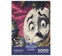 1000 Pezzi Strange Moon Puzzle Giochi-rompicapo Decorazione Perfetta Funky Planet Puzzle Di Cartone Giocattoli Sfida Regalo Per Uomini E Donne 38x26cm/1000pcs