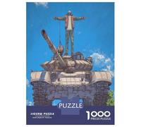 1000 Pezzi Tank Puzzles Giochi-rompicapo Decora La Casa Classici War Machine Puzzle Giocattoli Sfida Regalo Per Adulti E Bambini 70x50cm/1000pcs