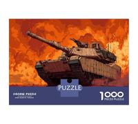 1000 Pezzi Tank Puzzles Giochi-rompicapo Decorazione Perfetta Classici War Machine Puzzle Giochi Educativo Per Adulti E Ragazzi 70x50cm/1000pcs