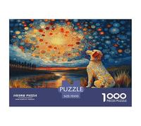 1000 Pezzi The Labrador Retriever Puzzle Giochi-rompicapo Decora La Casa Dogs Puzzle Di Cartone Giocattoli Sfida Regalo Per Adulti E Bambini Da 12 Anni 70x50cm/1000pcs