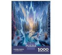 1000 Pezzi The World in The Leaves Puzzle Divertente Gioco Per Famiglie Maple Leaf Puzzle Decorazione Per La Casa Per Adulti E Bambini 38x26cm/1000pcs