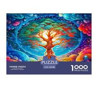 1000 Pezzi Tree of Life Puzzles Giochi-rompicapo Decora La Casa Classici Sacred Plants Puzzle Giocattoli Sfida Regalo Per Adulti E Bambini 52x38cm/1000pcs