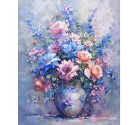 1000 Pezzi - Vintage Flowers Pittura A Olio - Puzzle Personalizzati Per Adulti - Giochi Per La Riduzione Dello Stress In Famiglia - Colorati Difficult Puzzle Wd01Zt