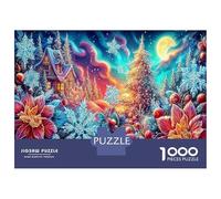 1000 Pezzi Winter Castle Puzzle Gioco Di Abilità Wonderful Night Puzzle Intrattenimento Creativo Per Adulti E Bambini 38x26cm/1000pcs