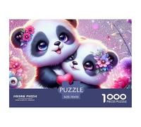 1000 PezziPanda Il PuzzleNational Treasure-level Cute And Adorable Creature Puzzle Per Adulti Con Adulti 12 Anni E Più Puzzle Educativo La Sfida È Difficile Home Decor Regali70x50cm/1000pcs