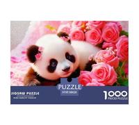 1000 PezziPanda Puzzle Di DecorazioneNational Treasure-level Cute And Adorable Creature Puzzle Per Adulti Con Adulti 12 Anni E Più Puzzle Educativo La Sfida È Difficile Arredamento Della Casa38x26cm/1