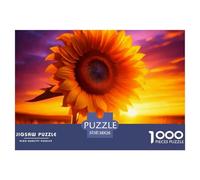 1000 PezziSunflower PieceJigsawA Plant That Always Faces The Sun Puzzle Per Adulti Con Adulti 12 Anni E Più Brainteasing La Sfida È Difficile Arredamento Della Casa38x26cm/1000pcs