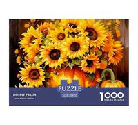 1000 PezziSunflower PieceJigsawA Plant That Always Faces The Sun Puzzle Per Adulti Con Adulti 12 Anni E Più Brainteasing La Sfida È Difficile Home Decor Regali70x50cm/1000pcs
