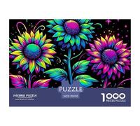 1000 PezziSunflower PieceJigsawA Plant That Always Faces The Sun Puzzle Per Adulti Con Adulti 12 Anni E Più Puzzle Educativo La Sfida È Difficile Home Decor Regali70x50cm/1000pcs