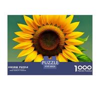 1000 PezziSunflower PieceJigsawA Plant That Always Faces The Sun Puzzle Per Adulti Con Adulti 12 Anni E Più Puzzle Educativo La Sfida È Difficile Arredamento Della Casa38x26cm/1000pcs