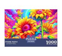 1000 PezziSunflower Puzzle Di DecorazioneA Plant That Always Faces The Sun Puzzle Per Adulti Con Adulti 12 Anni E Più Brainteasing La Sfida È Difficile Home Decor Regali38x26cm/1000pcs