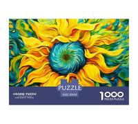 1000 PezziSunflower Puzzle Di DecorazioneA Plant That Always Faces The Sun Puzzle Per Adulti Con Adulti 12 Anni E Più Puzzle Educativo La Sfida È Difficile Home Decor Regali70x50cm/1000pcs