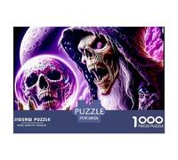 1000 PezzoSkeleton Knight Jigsaw PezziA Mighty And Domineering But Charming Rogue Fantasy Character Puzzle Per Adulti Con Adulti 12 Anni E Più Gioco Difficile La Sfida È Difficile Arredamento Della Ca