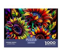 1000 PezzoSunflower Jigsaw PezziA Plant That Always Faces The Sun Puzzle Per Adulti Con Adulti 12 Anni E Più Gioco Difficile La Sfida È Difficile Arredamento Della Casa70x50cm/1000pcs