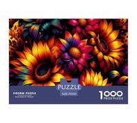 1000 PezzoSunflower Jigsaw PezziA Plant That Always Faces The Sun Puzzle Per Adulti Con Adulti 12 Anni E Più Brainteasing La Sfida È Difficile Home Decor Regali70x50cm/1000pcs