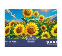 1000 PezzoSunflower PieceJigsawA Plant That Always Faces The Sun Puzzle Per Adulti Con Adulti 12 Anni E Più Puzzle Educativo La Sfida È Difficile Arredamento Della Casa38x26cm/1000pcs