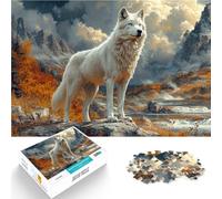 1000 Piece adolescente Puzzle Mountain Wolf Stressabbau Schwierige Herausforderung Die Liebe zwischen Paaren stärken70x100cm