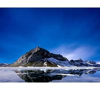 1000 Piece Jigsaw Puzzles per Adulti e Bambini da 14 anni - Montagna cima isola mare 75x50cm