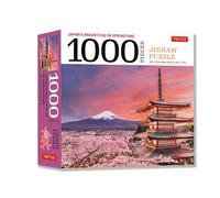 Japan's Mount Fuji in Springtie: 1000 Pieces Jigsaw Puzzle: Japan's Mount Fuji in Springtime