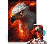 1000 Piece teenager Puzzle Fire Eagle Spielzeug-Intellektuelles Spiel denn eignet sich ideal als Geschenk für die ganze Familie75x50cm