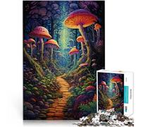 1000 Piece teenager Puzzle Trippy Forest Art Familienspiel zum Stressabbau, schwierige Herausforderung Perfekte Dekoration75x50cm