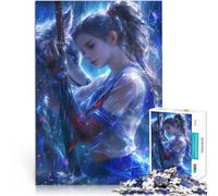1000 Piece teenager Puzzles Wolf Princess Anspruchsvoll, aber lustig und humorvoll Lernspiel für Geburtstag, Weihnachten75x50cm
